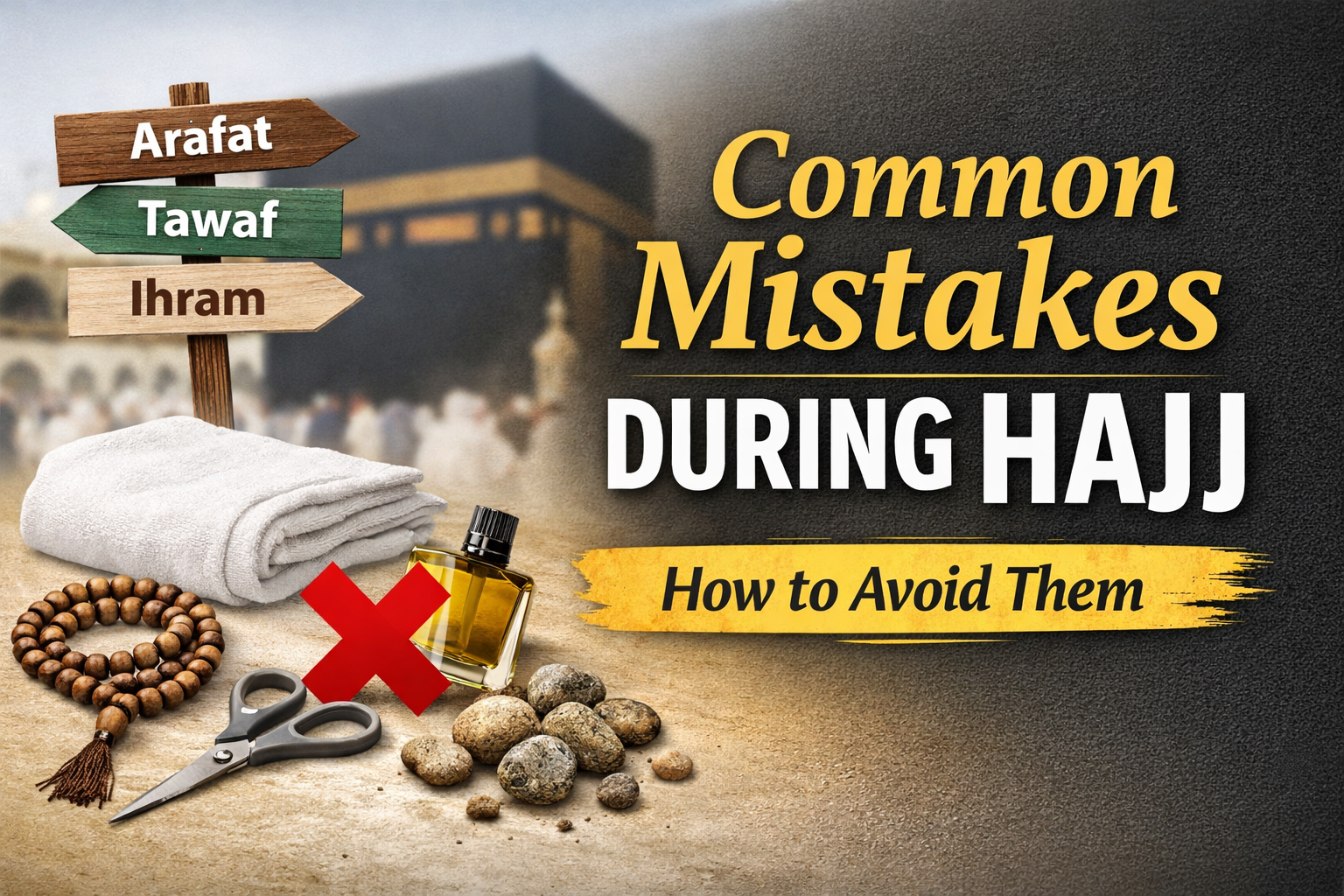 Common Mistakes During Hajj